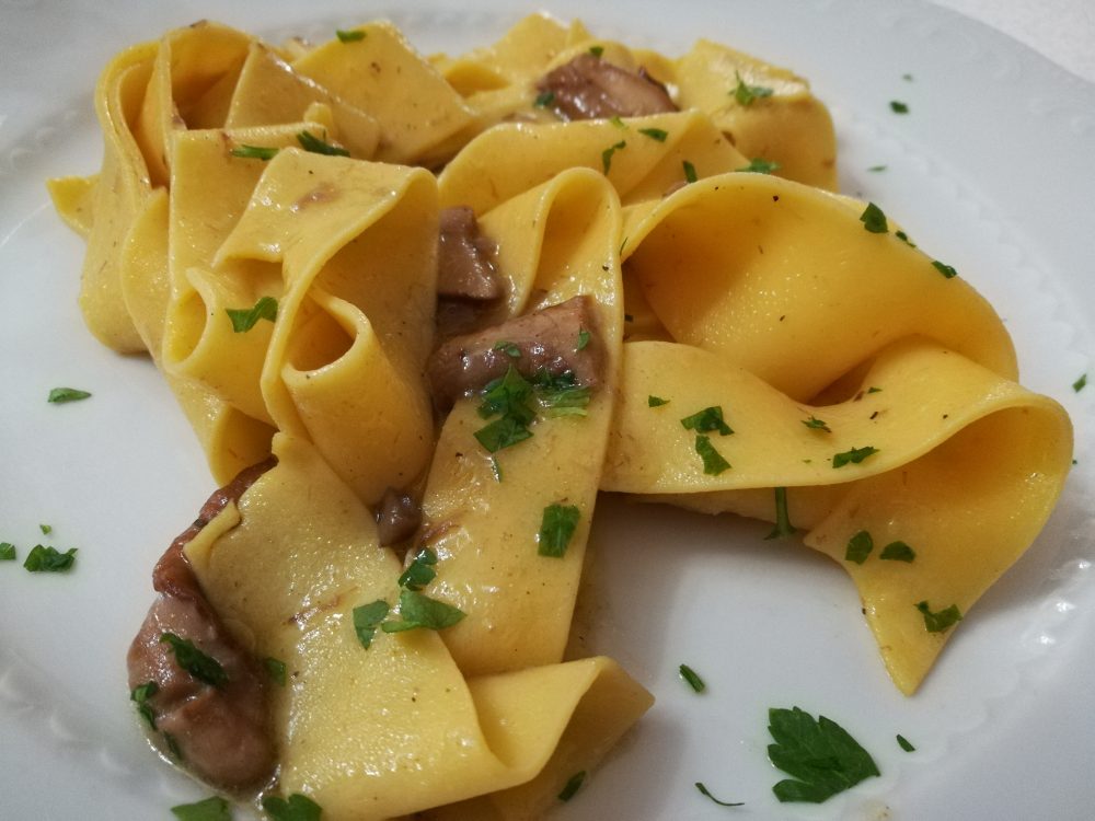 Colle D'Ercole - Le Pappardelle fatte in casa ai Porcini