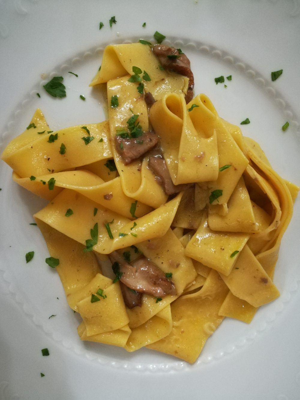 Colle D'Ercole - Le Pappardelle fatte in casa ai Porcini