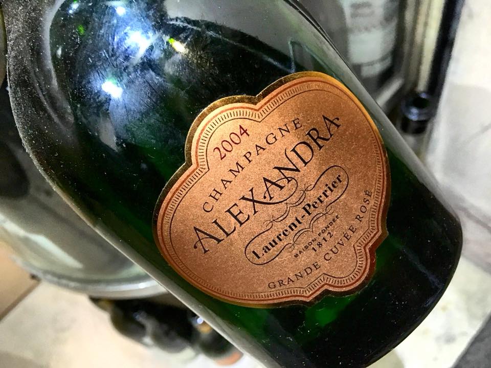 La Salsamenteria, Champagne Laurent Perrier Alexandra' Rose' 2004