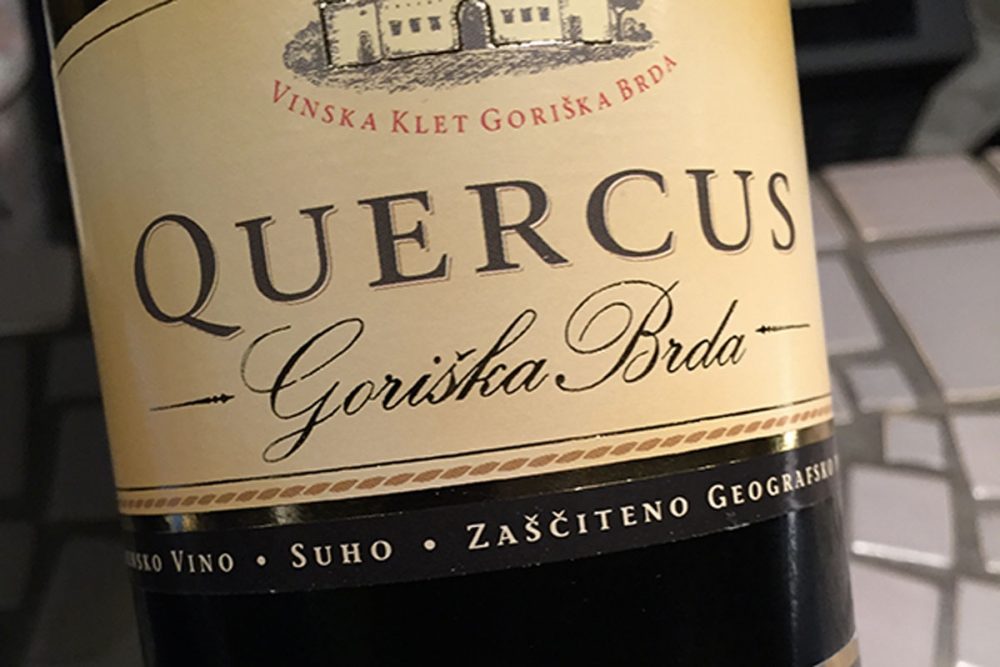 Goriska Brda Rebula Quercus 2012 Klet