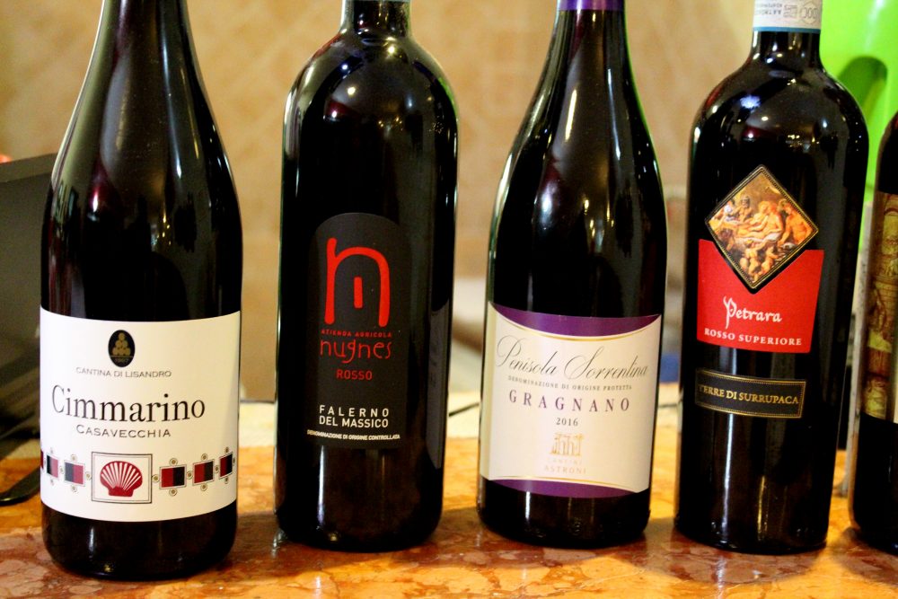 Il Ritrovo dei Golosi – tipologie di vini proposti