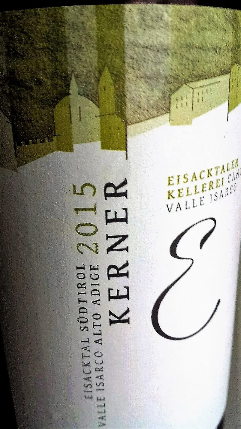 Kerner 2015, Cantina Valle Isarco