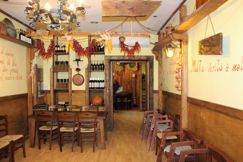 La Baccaliata III – parte di una sala interna