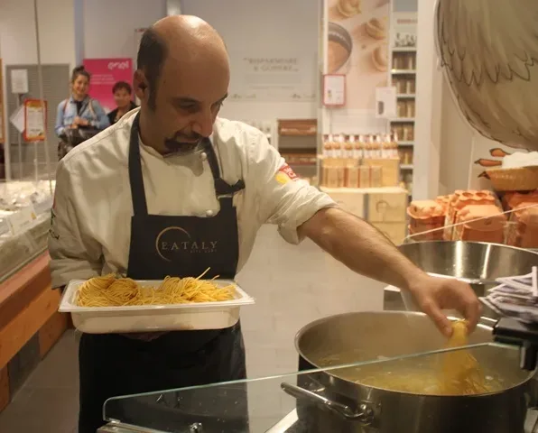 L'executive chef Cotugno di Eataly