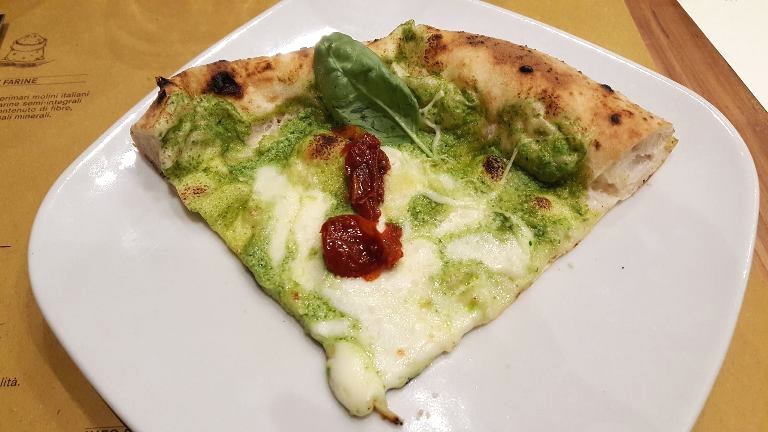 Madia, Pesto, ricotta e pomdorini semisecchi