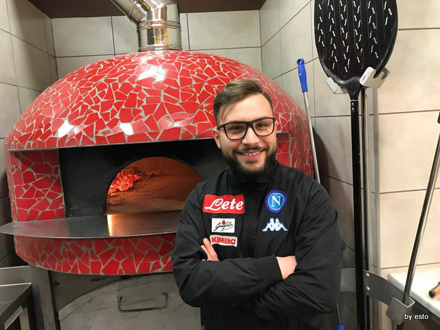 Nino Pannella nella nuova pizzeria 7Bis