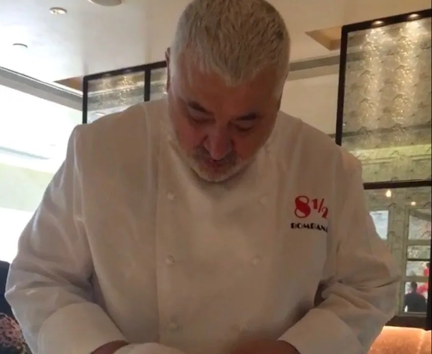 Otto e Mezzo chef Umberto Bombana