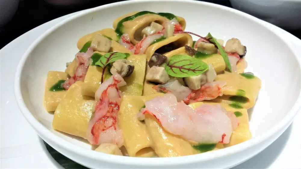 Pacote Monograno Felicetti, funghi porcini, gamberi rossi, prezzemolo liquido