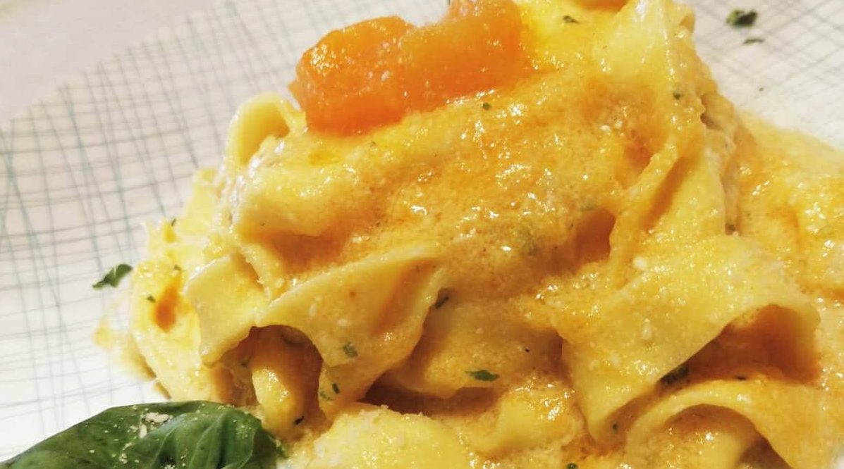 Pappardelle con zucca e ricotta, la ricetta dello Stuzzichino