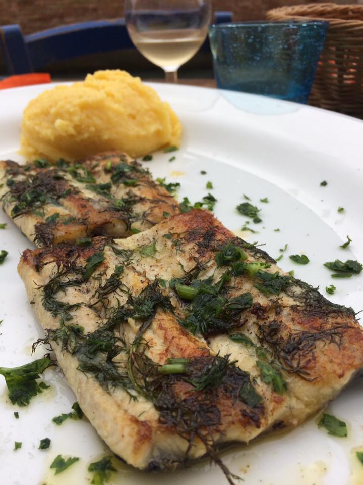 Paradiso Perduto, anguilla arrostita con polenta