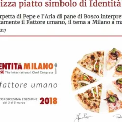Pizza piatto simbolo di Identità Golose
