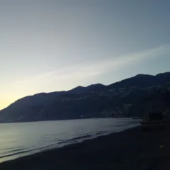 Spiaggia di Maiori al tramonto