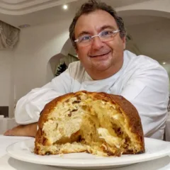 Paolo Gramaglia con il Panettone OttoSpicchi