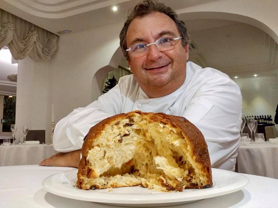 Paolo Gramaglia con il Panettone OttoSpicchi