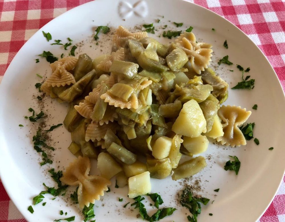 Il piatto di carciofi e patate col formato che ti fa volare