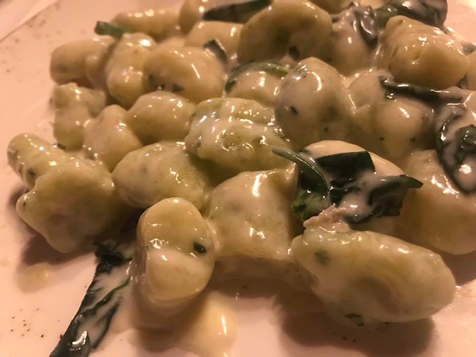 Antica Osteria del Mirasole, gnocchi al gorgonzola