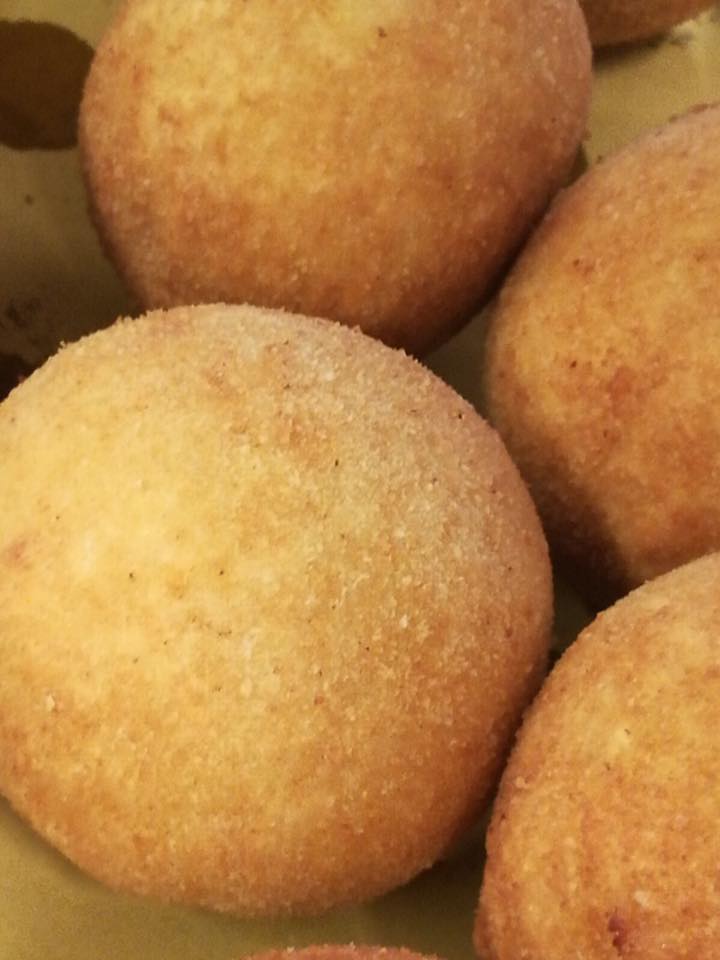 Arancine appena fritte