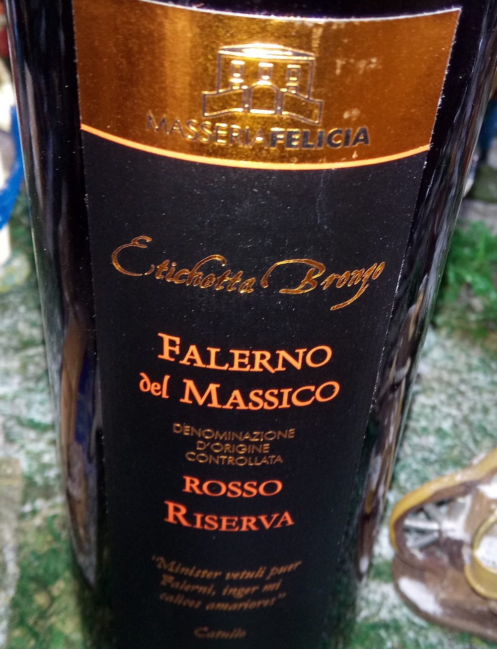 Falerno del Massico Rosso Riserva Etichetta di Bronzo Doc 2011 Masseria Felicia