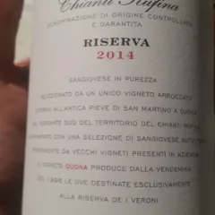 I Veroni - Chianti Rufina Riserva 2014