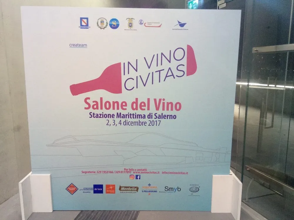 Locandina di In Vino Civitas a Salerno