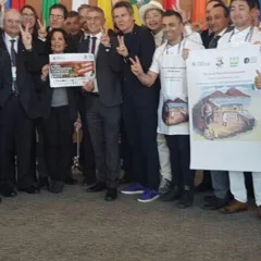 L'arte dei pizzaioli napoletani Patrimonio dell'Umanità, foto ricordo a Seul