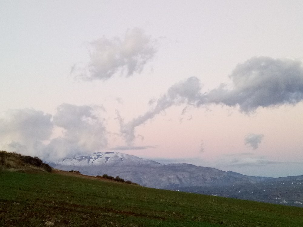 Propaggini del Pollino innevate