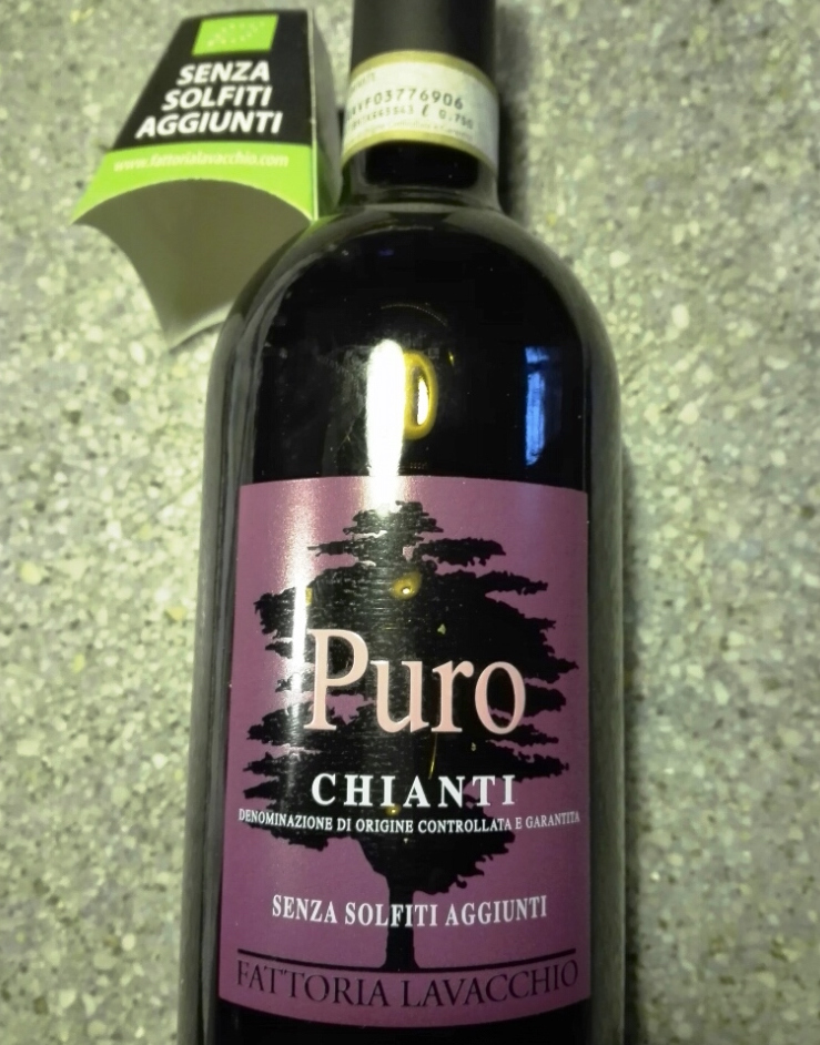 Puro – Sulphite free Chianti docg Fattoria Lavacchio 2016