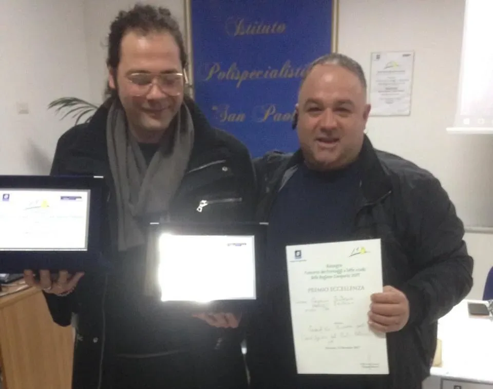 Paolo Amato ritira il premio