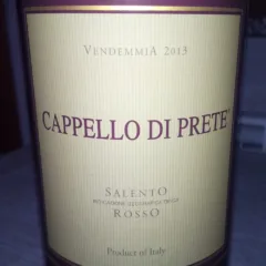 Cappello di Prete Salento Rosso Igt 2013 Candido