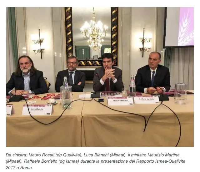 Conferenza annuale Ismea- Qualivita Roma 2018