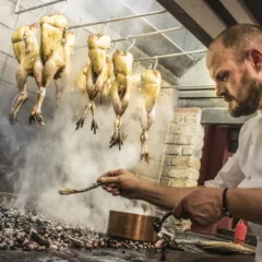 Errico Recanati allo spiedo