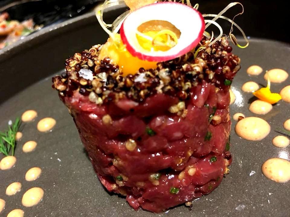 Urubamba, Tartare di Picanha, Uovo di Quaglia & Quinoa