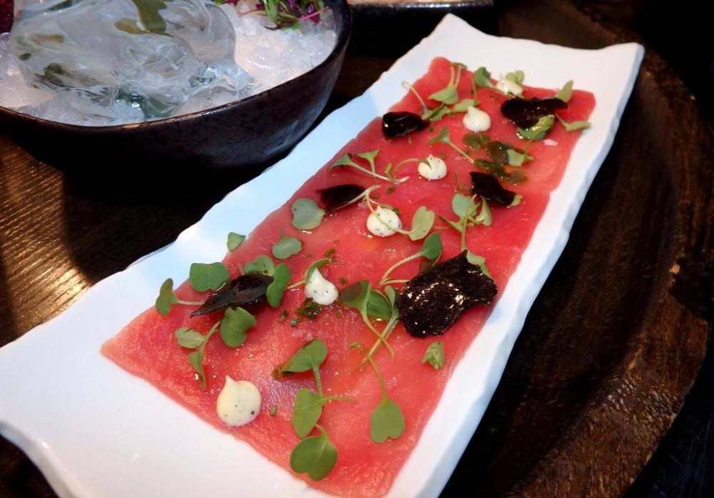 Novikov, Truffle Tuna Carpaccio