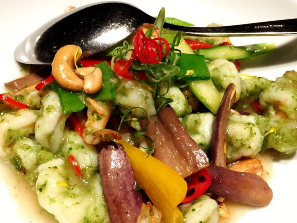 Novikov Thai Garlic Prawn Salad