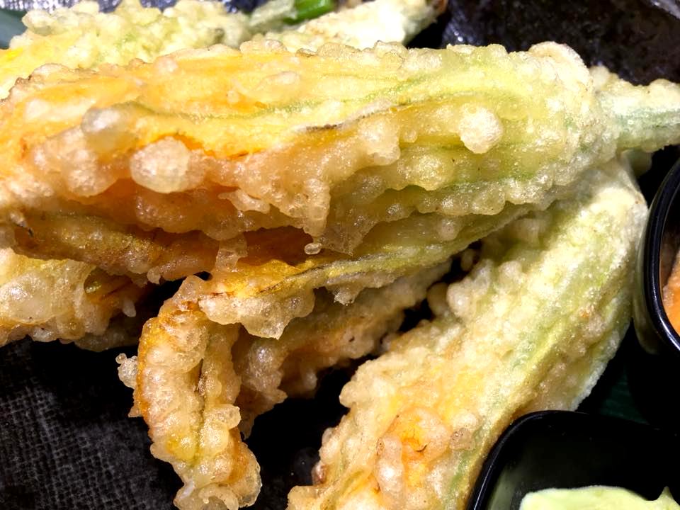 Zenbu, Fiore di Zucca in Tempura