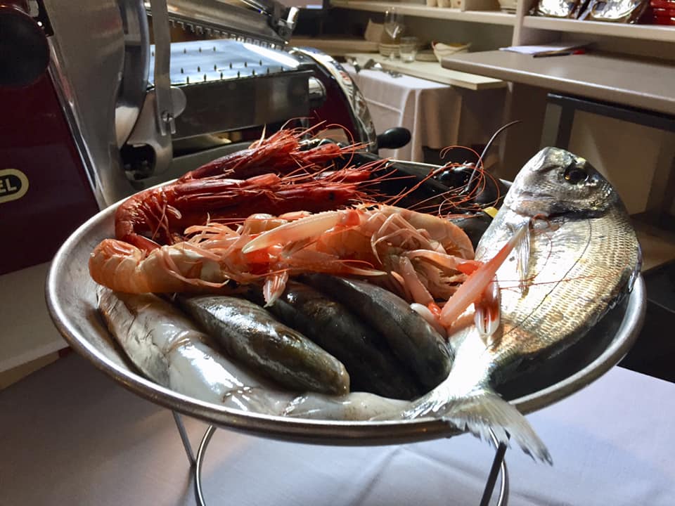 La Pergola a Paestum, il pescato