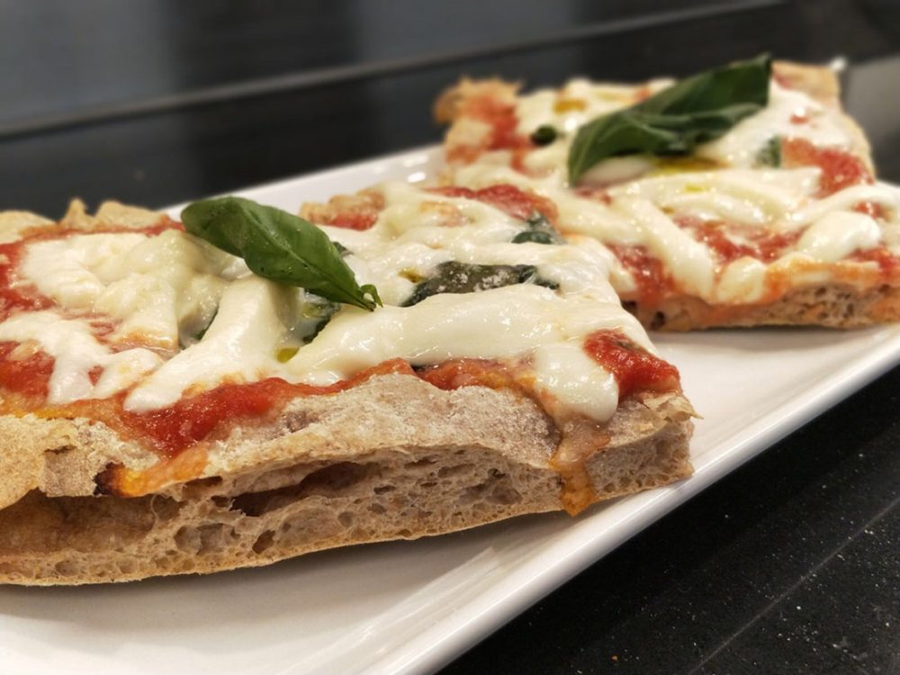 Lipen, pizza in pala romana