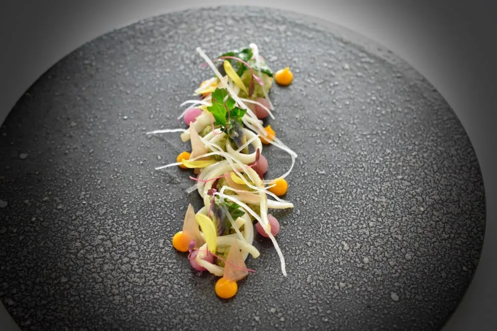 Quinoa alle erbe con calamari di Giuseppe Molaro