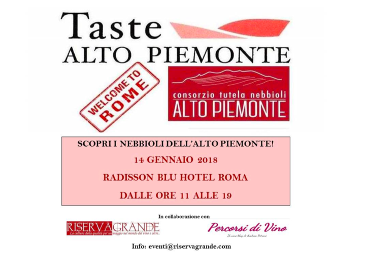 Taste Alto Piemonte a Roma