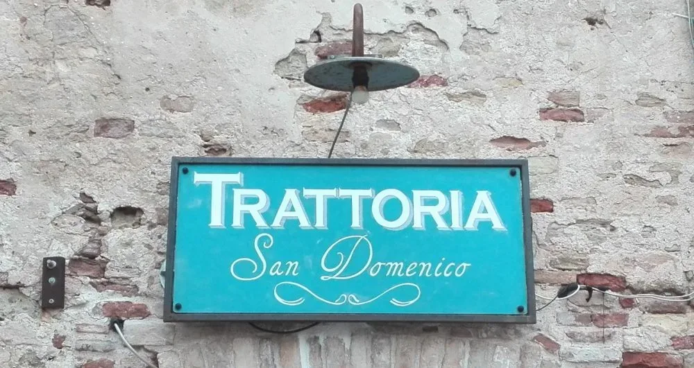 Trattoria San Domenico- insegna