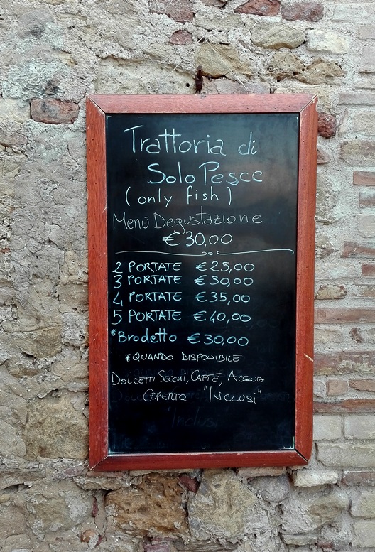 Trattoria San Domenico - menu' esterno