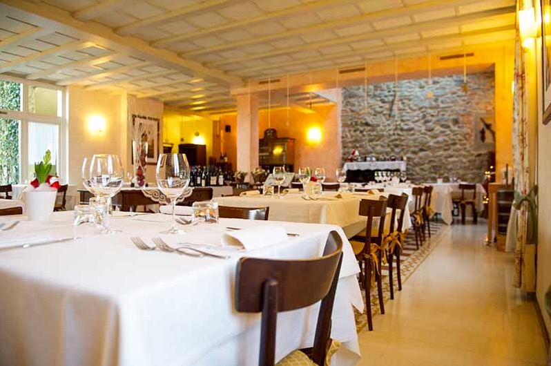 Trattoria Visconti, la sala