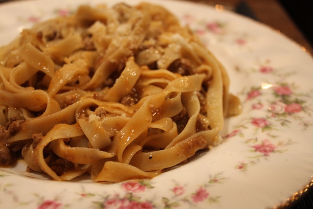 Zia Rilla - Fettuccine al ragu'