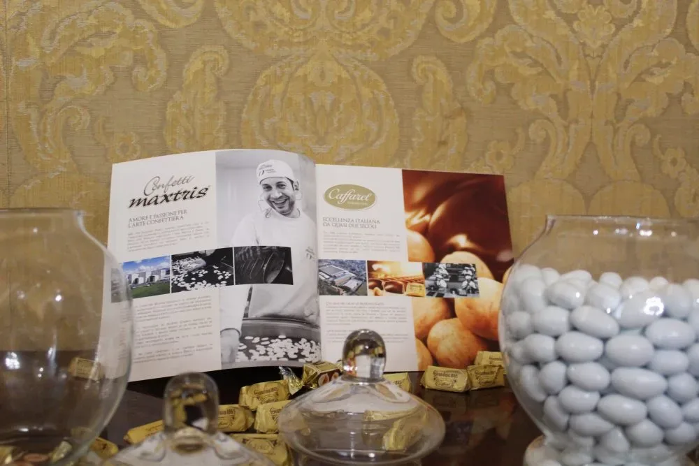 I confetti Maxtris si sposano con il cioccolato Caffarel