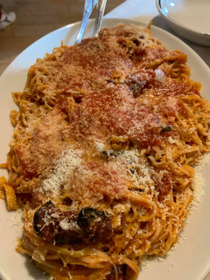 Trattoria NU, il fila fila con pomodoro fresco