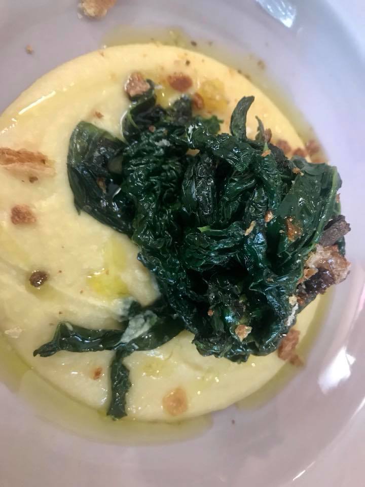 Nu' Trattoria Italiana, cavolo nero e crem di ceci