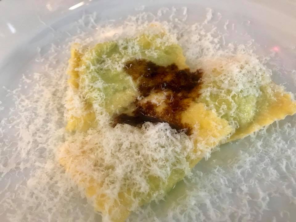 Nu' Trattoria Italiana, ravioli con ricotta ed erbe di campo