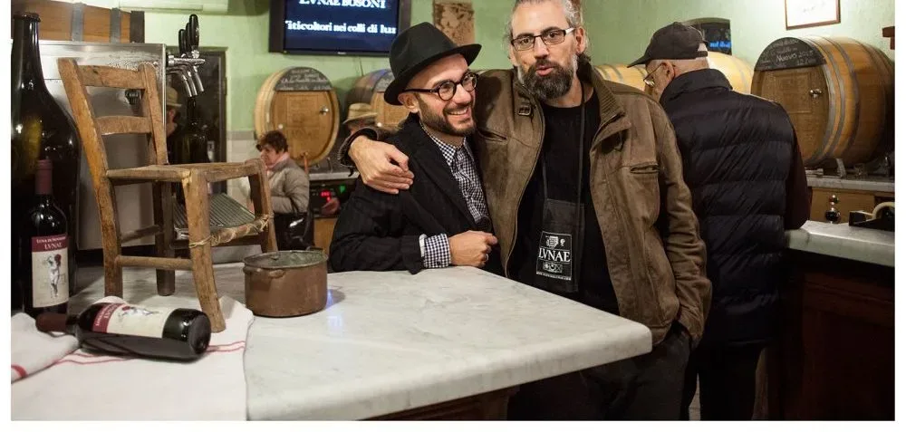 Con Diego Bosoni a Lunae