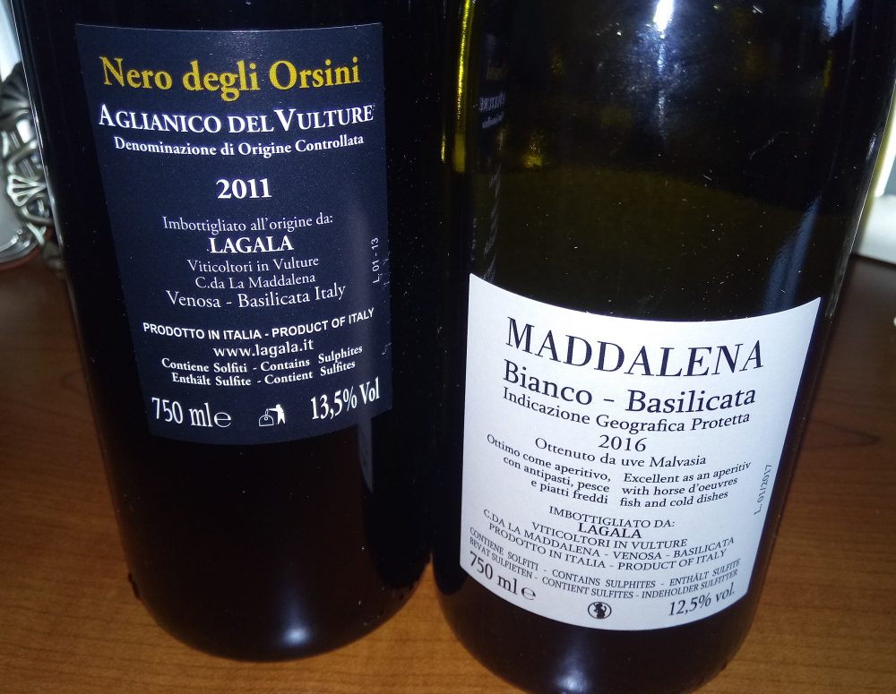 Controetichette Vini Lagala