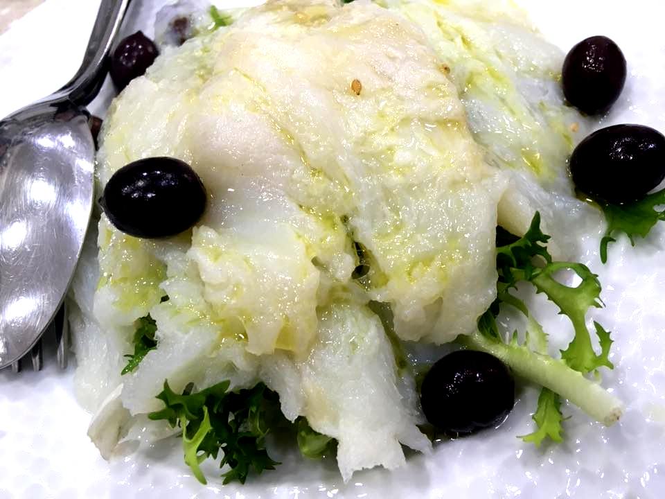 Armonia - Carpaccio di Baccala', Olio Extravergine Barone & Olive Nere